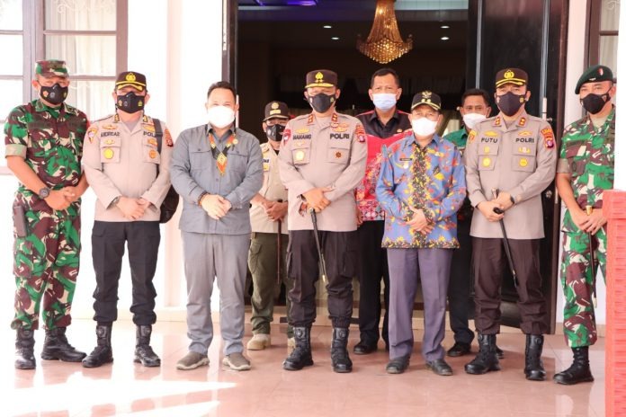 asistiensi mitigasi penanganan dan perkembangan covid 19 kapolda kalteng minta terus kerja sama cegah penyebaran covid 19 23040