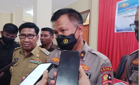 asrena mabes polri meninjau lokasi pembentukan polres pulau taliabu 27188