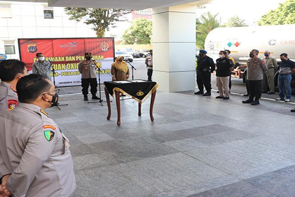 availability of oxygen in hospitals yogyakarta regional police distributed 12 tons of liquid oxygen 41190