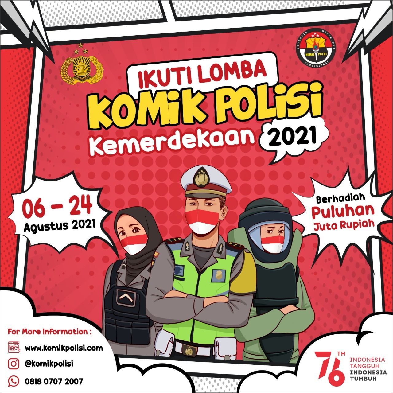 ayo ikuti lomba komik polisi kemerdekaan 2021 26677