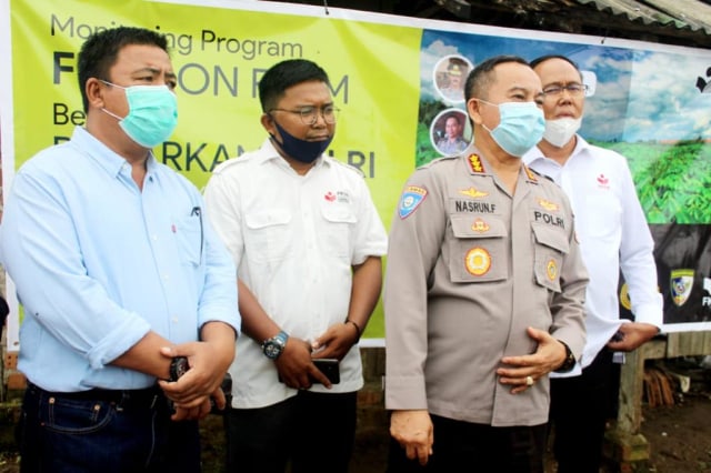 baharkam polri kunjungi lahan fkdb on farm di lampung 15890