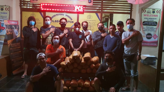 bangka belitung regional police failed smuggling of 30kg cannabis at tanjung kalian port 42664