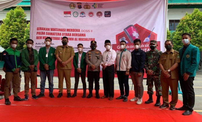 bem nusantara appreciates the performance of the north sumatran regional police in guarding community police officers 43407