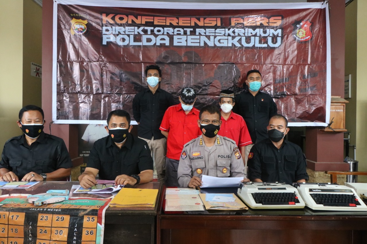 bengkulu regional police succeed to reveal land mafia syndicate 40741