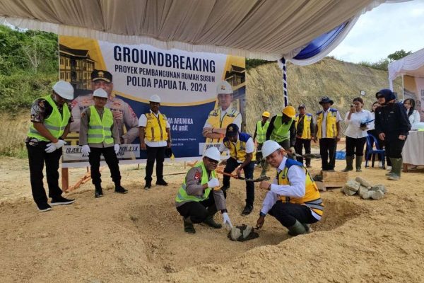 bentuk sinergitas kementerian pupr mulai pembangunan rusun polda papua 71425