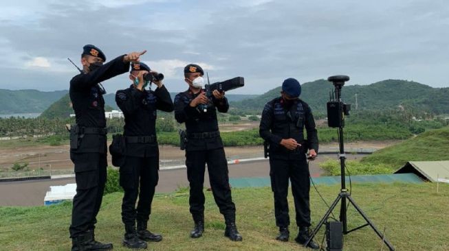 berikan rasa aman sebanyak 21 drone dilumpuhkan polda ntb saat tes pramusim motogp mandalika 23371