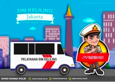 berikut jadwal dan lokasi layanan sim keliling di jakarta rabu 16 februari 2022 17885