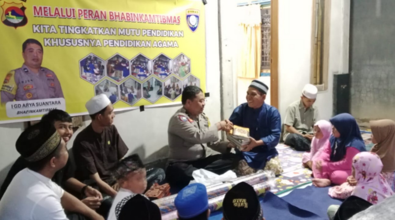 berikut kisah aipda i gede aria suantara dukung pendidikan mengaji bagi anak anak 84557