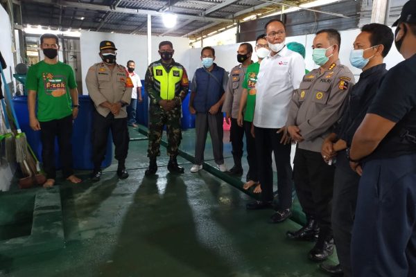 bhabinkamtibmas korbinmas baharkam mabes polri apresiasi pembukaan rumah produksi tempe azaki bekasi 9016