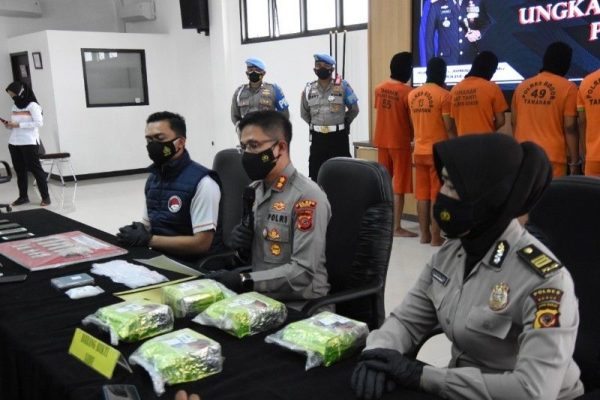 bogor departemental police reveals 7 drug abuse cases worth billions of rupiah 9 perpetrators arrested 43268