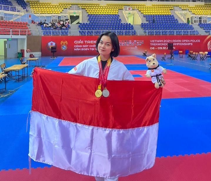 bripda inggrid maria ukir prestasi gemilang di asian police taekwondo championship 2024 81751