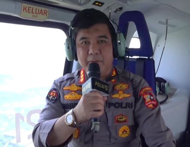 candle operation 2021 police conduct air monitoring to check surabaya traffic situation 44633