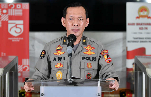 cegah gangguan kamtibmas tni polri gelar patroli besar jelang hut opm 32737