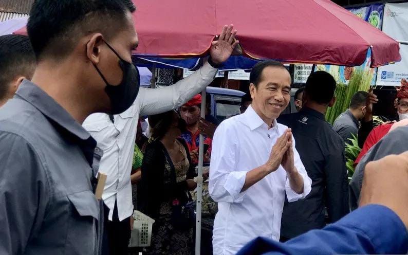 cek harga pangan presiden ri datangi pasar baturiti tabanan 54043