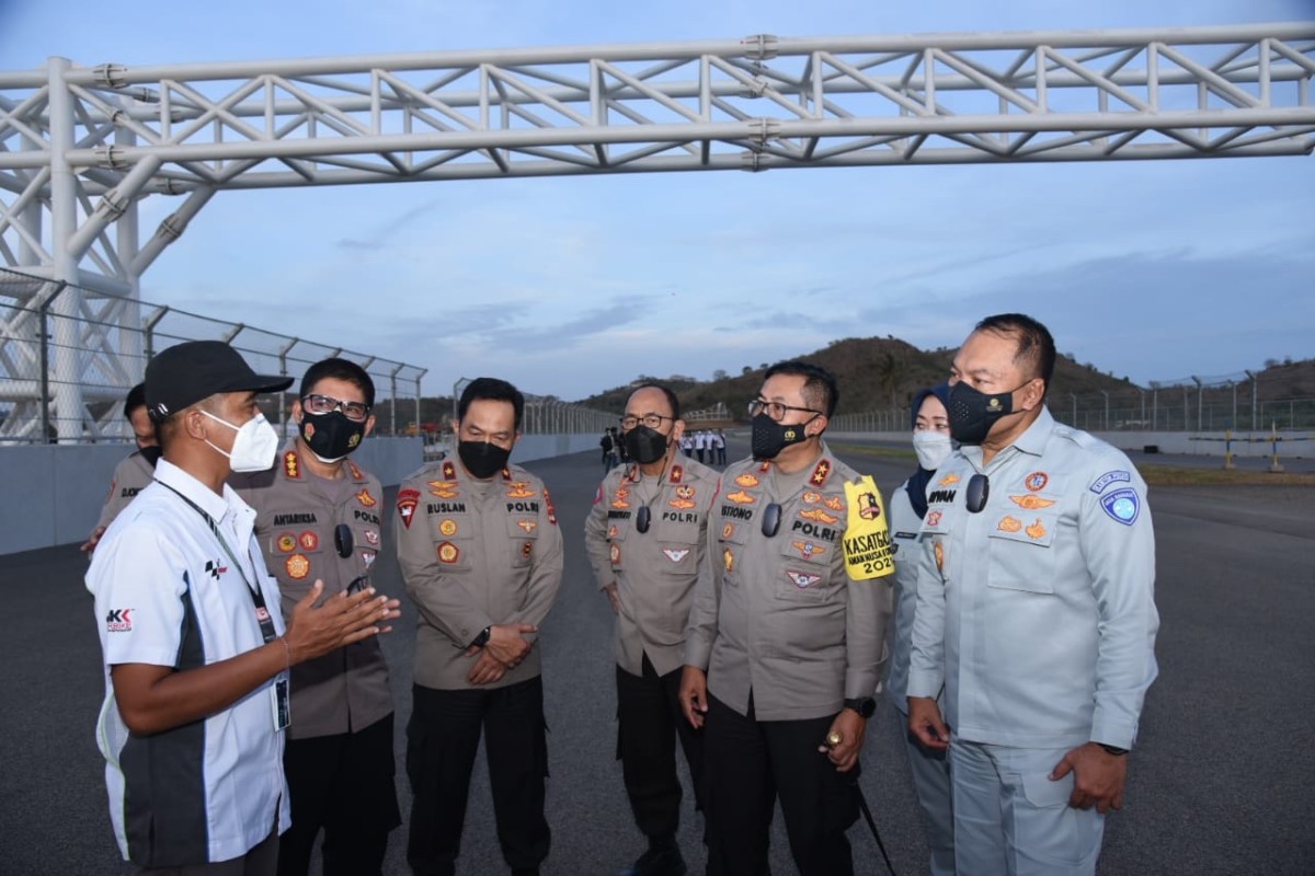 cek kesiapan world superbike 2021 kakorlantas polri tinjau sirkuit mandalika 24631