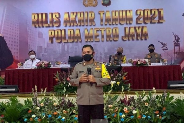 chief of regional police throughout 2021 case settlement at greater jakarta metropolitan police increases 44700