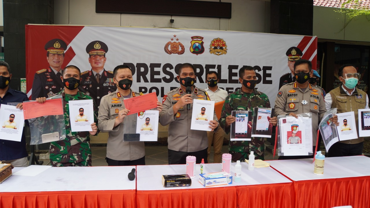 dalam waktu singkat polres gresik tangkap penyebar hoax kasdim gresik meninggal setelah di vaksin covid 19 15903