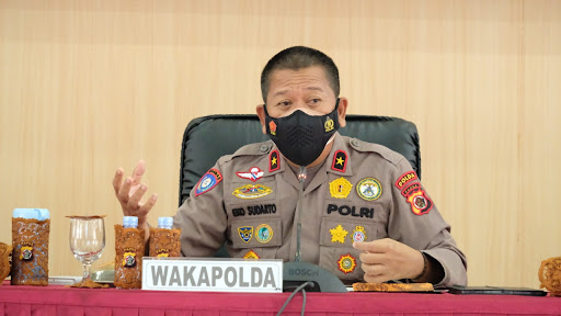 deputy chief of papuan police attends the coordinating meeting for the coordination of national paralympic games xvi papua in 2021 40881
