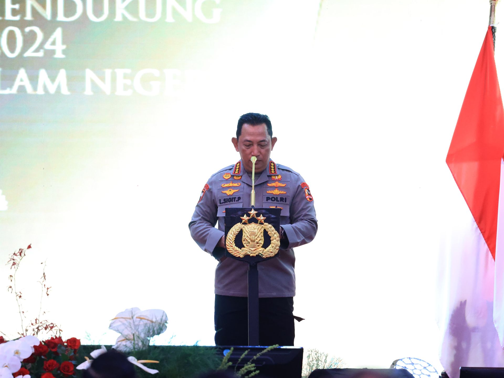 di apel kasatwil kapolri laporkan upaya mendukung swasembada pangan 81786