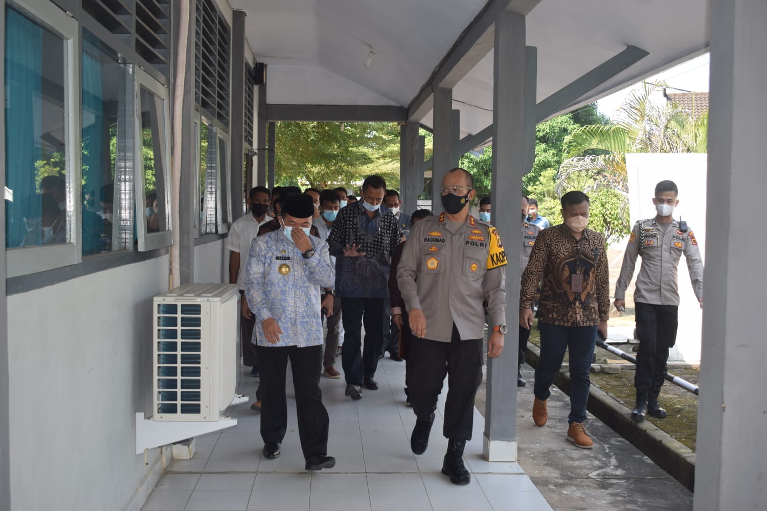 dijadikan tempat isolasi pasien covid 19 kapolda bersama gubernur jambi tinjau asrama lpmp 26573