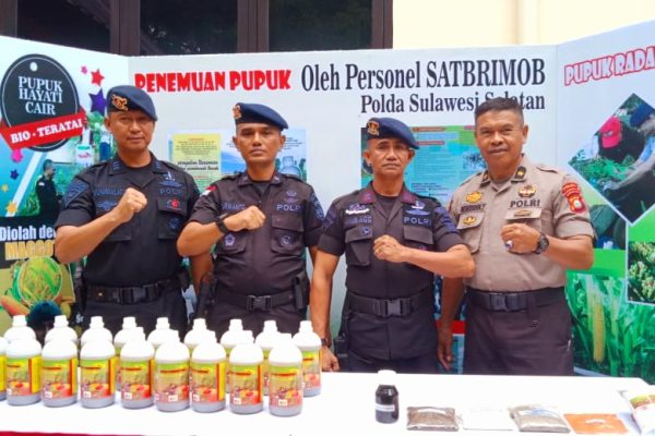 dipasarkan hingga ke jepang pupuk bio teratai brimob tingkatkan ketahanan pangan dimasa pandemi covid 19 30786