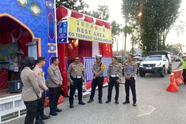 dirlantas polda jambi lakukan pemantauan arus balik idul fitri 1445 hijriah padat terkendali 72605