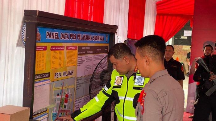 dirlantas polda sulteng lakukan pengecekan pos operasi ketupat tinombala 2024 72335