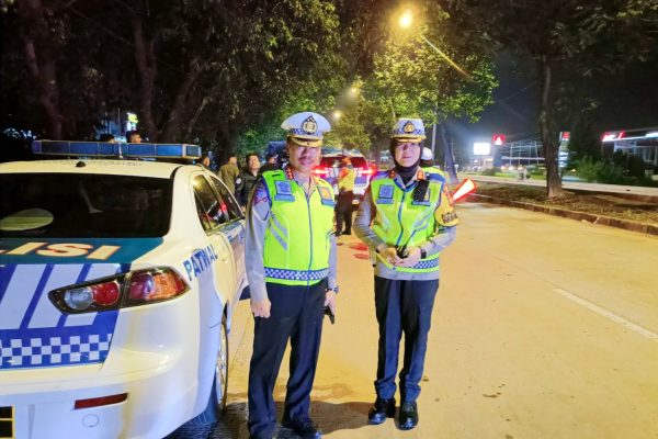 dirlantas polda sumsel tinjau keadaan lalulintas kota palembang 71460