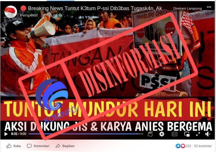disinformasi ketua umum pssi dibebastugaskan 60950