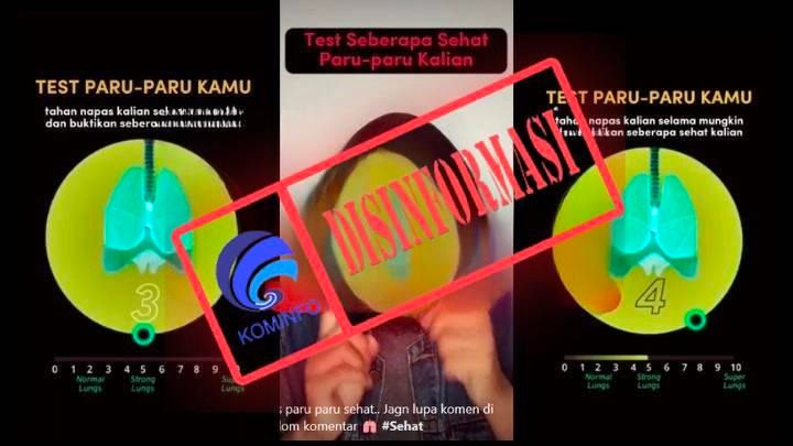 disinformasi tes kesehatan paru paru dengan menahan napas 62003