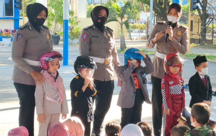 ditlantas polda aceh berikan pendidikan lalu lintas bagi anak usia dini 17809