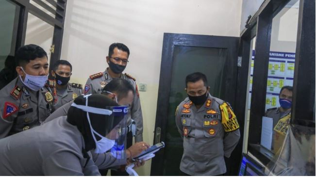 ditlantas polda diy disiplin terapkan protokol kesehatan covid 19 19470