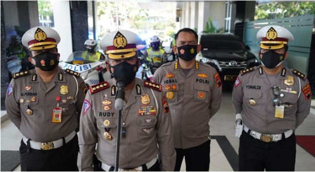 ditlantas polda jateng akan melakukan pengawasan ketat di setiap pintu masuk wilayah perbatasan 20207
