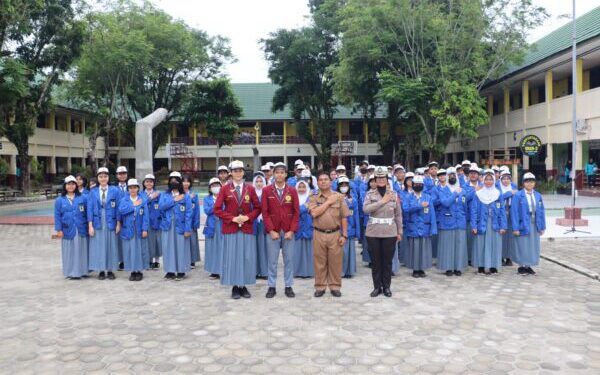 ditlantas polda kalteng sosialisasi kepada pelajar larangan knalpot brong 69003