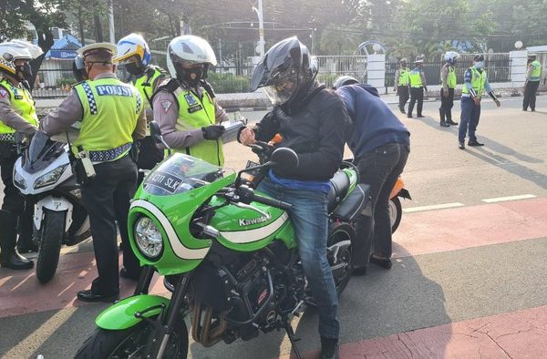 ditlantas polda metro jaya razia kenalpon bising 59 kendaraan ditahan 17978