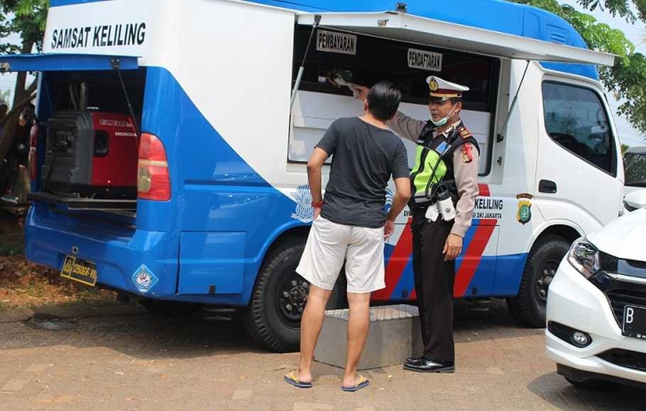 ditlantas polda metro jaya sediakan 14 layanan samsat keliling hari ini selasa 23 maret 2021 19898