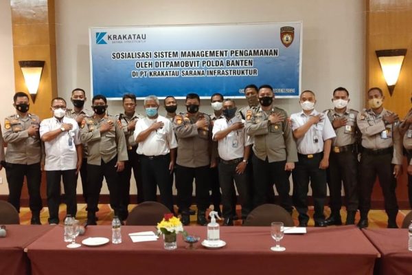 ditpamobvit polda banten sosialisasikan sistem pengamanan objek vital di pt krakatau sarana infrastuktur 24569