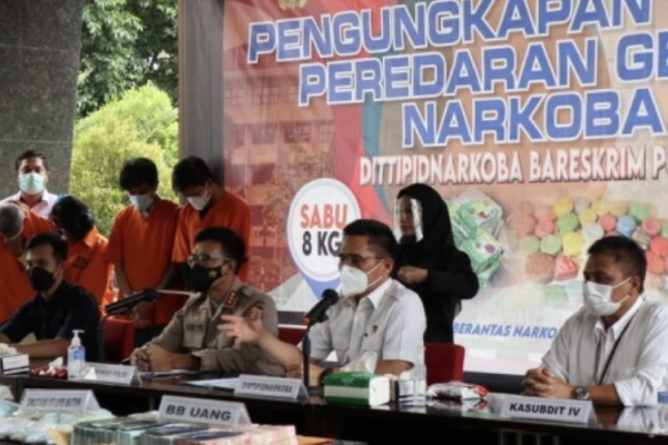 dittipid polri exposed two drug networks containing various narcotics 44803