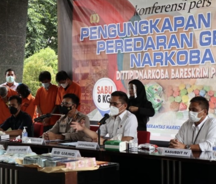 dittipid polri exposed two drug networks containing various narcotics 44803