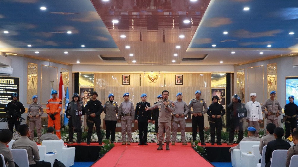 divhubinter polri gelar peacekeeper campaign tahun 2023 di polda sulut 66636