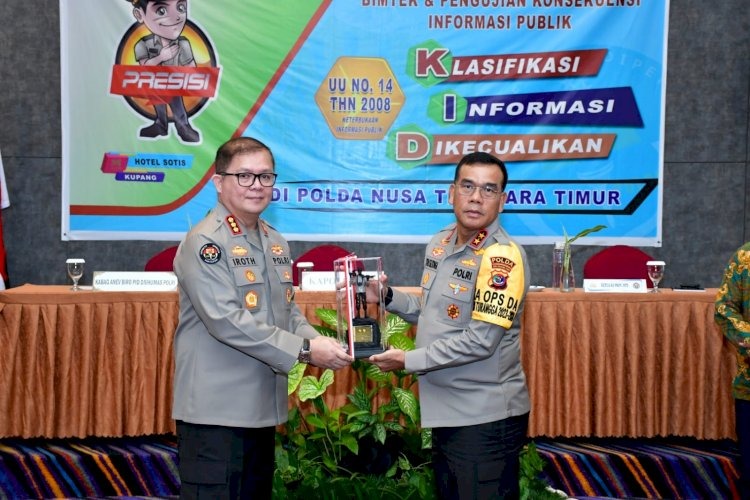 divhumas polri berikan bimtek dan pengujian konsekuensi informasi publik kepada perosonel polda ntt 69833