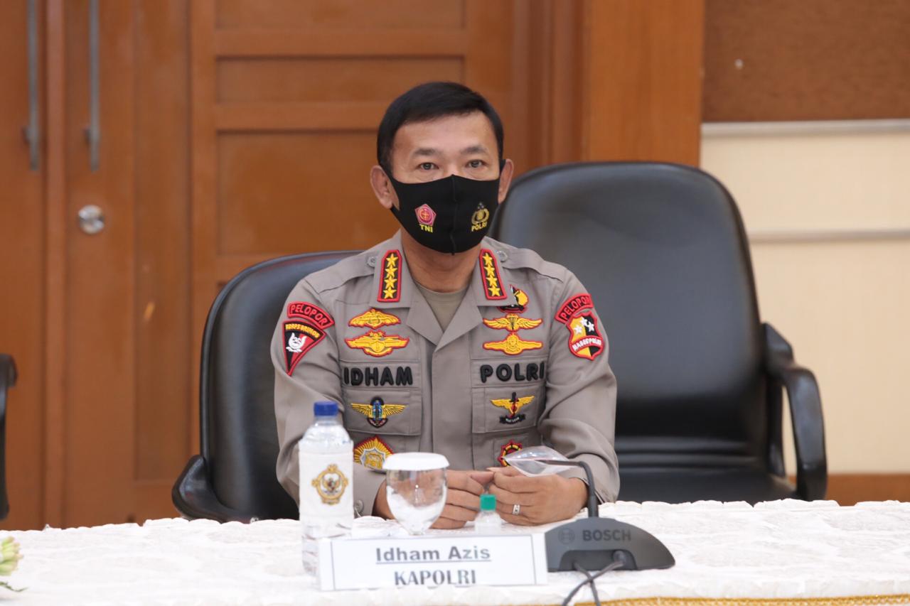 dukung kebijakan pemerintah terapkan ppkm kapolri tegaskan jajarannya untuk perketat pengawasan prokes 33156