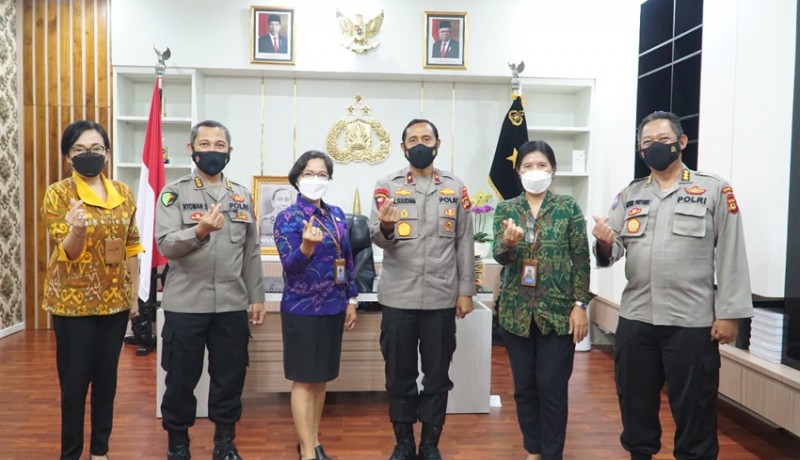 dukung percepatan penurunan stunting polda bali terima kunjungan bkkbn provinsi bali 22883