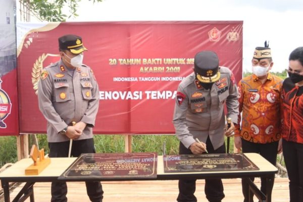 dukung program kapolri kapolda kalteng resmikan perumahan bhayangkara presisi polres kapuas 25358