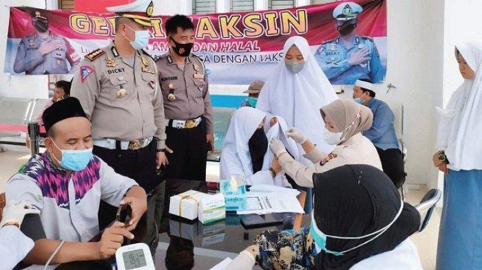 dukung program pemerintah tentang percepatan vaksinasi polda aceh gelar vaksinasi untuk masyarakat umum 24598