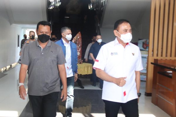 football match security coordination chairman of pssi visits banten regional police 42959