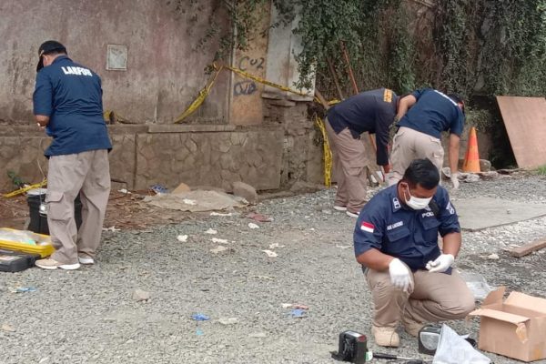 forensic laboratory center of national police s criminal investigation agency successfully revealed findings of dangerous gases in the royal cipondoh park 43167