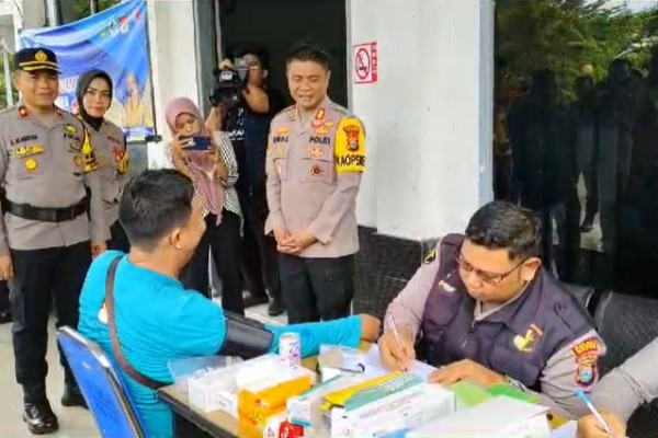 forkopimda maros hadir pantau pemilu di kecamatan lau 70243