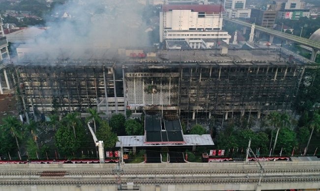 gelar perkara kasus kebakaran gedung kejaksaan agung ri polri ungkap penyebab kebakaran 32481