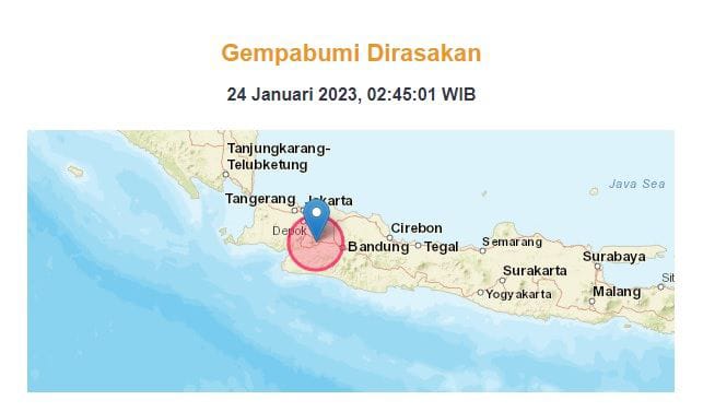 gempa berkekuatan 43 magnitudo kembali guncang cianjur getarannya terasa hingga depok 53653